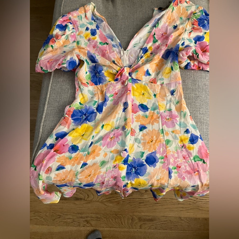 Floral V-Neck Dress